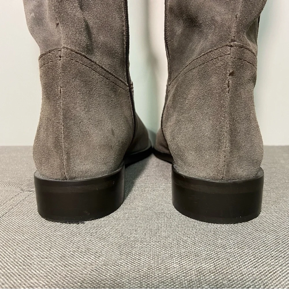 Garnet Hill Tall Italian Suede Riding Boots- woman’s size 6